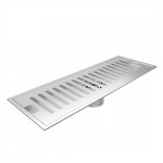 Превью фото №9  Teymi Душевой трап Helmi, с сухим затвором, вертикальный выпуск 10х30 c решеткой, нержавеющая сталь T90327