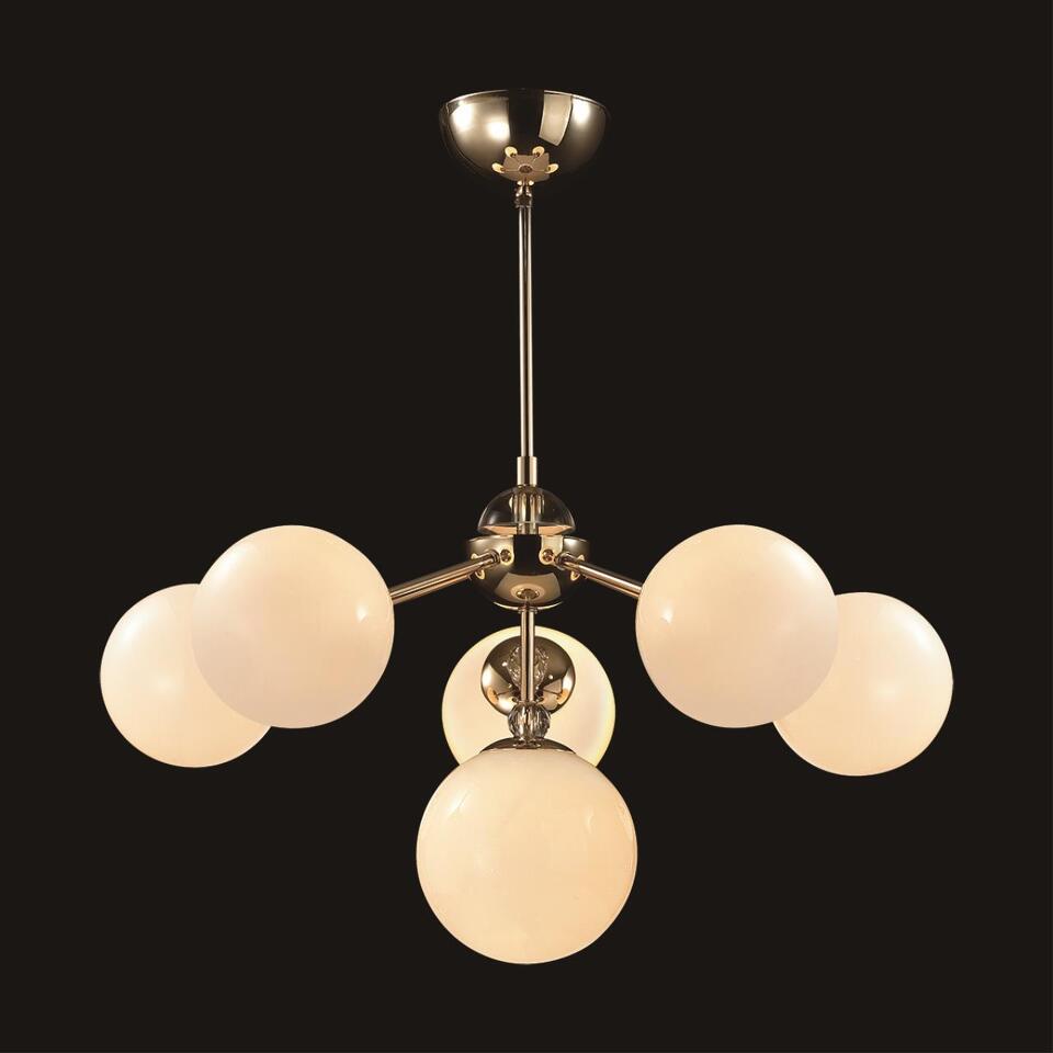 Фото №4  Люстра LUMION 6536/6C MODERNI LN23 000 золотой Люстра потолочная E27 6*40W 220V MARSHA