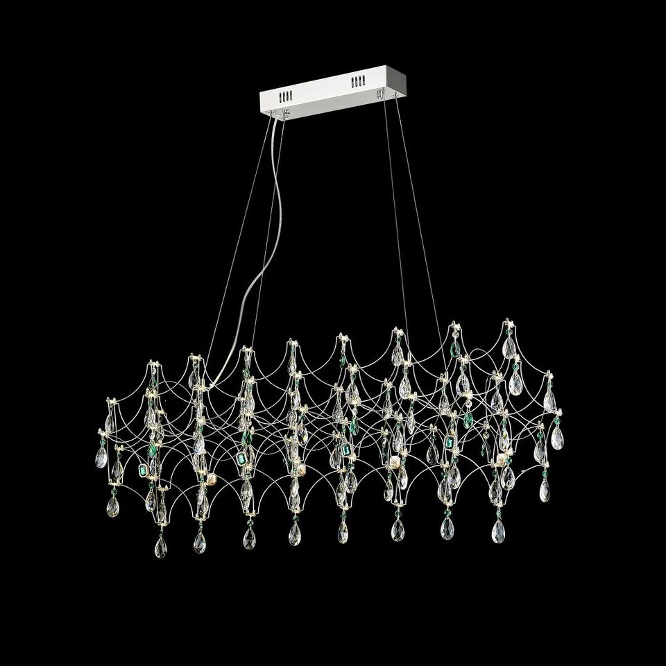 Фото №1  Подвесной светильник WE337.12.123 WERTMARK FEMERALDA светильник подвесной, LED, 120x1W, 3000K