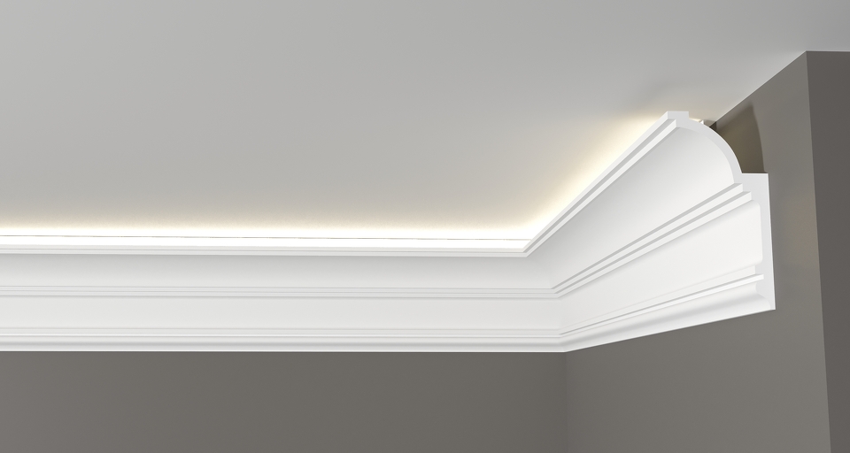 Фото №7  Карниз Decor-dizayn DD517/Карниз (120х60х2000мм)/10, шт
