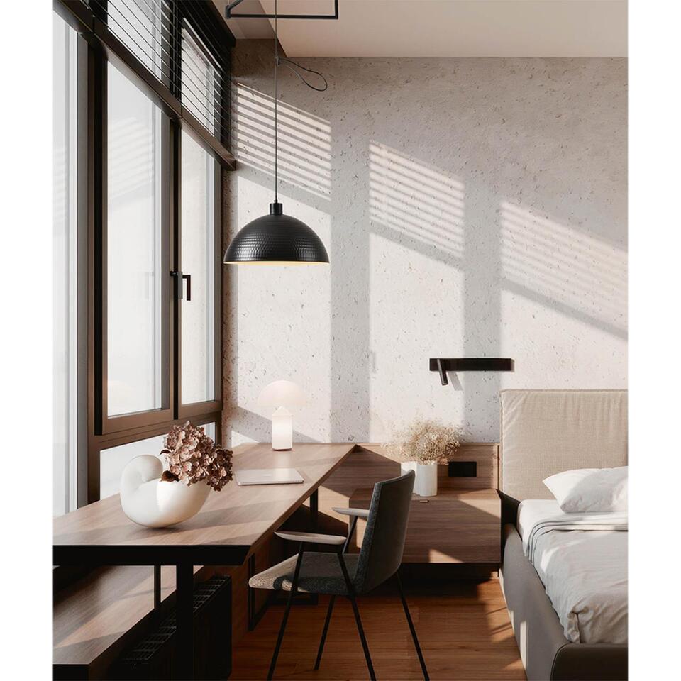 Фото №7  Люстра LUMION 8321/1C MODERNI LN26 301 черный, металл Люстра подвесная E27 1*60W 220V ARMINA
