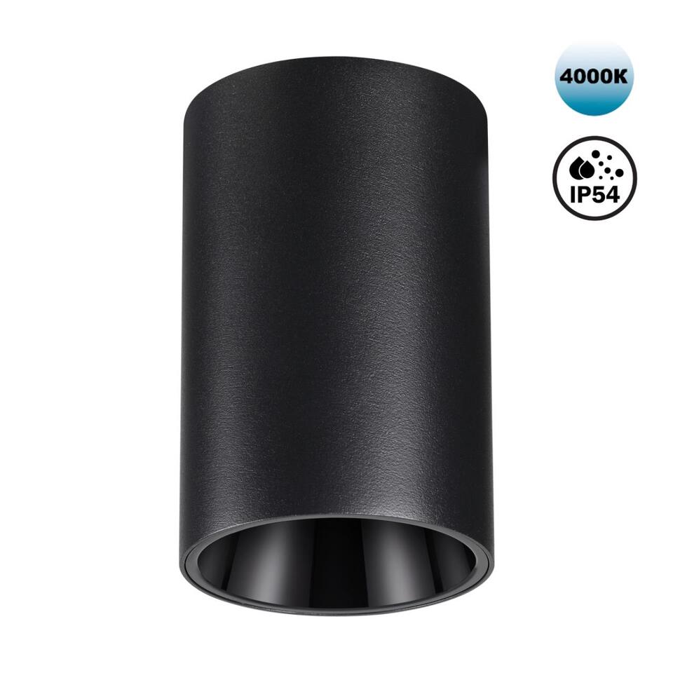 Фото №8  NOVOTECH 359419 OVER NT24 376 черный Светильник накладной влагозащищённый IP54 LED 10W 170-265V 4000К 830Лм RECTE