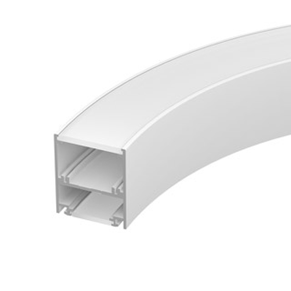 Фото №1  Arlight Профиль SL-ARC-5060-D1500-A90 WHITE (дуга 1 из 4) ( Алюминий)