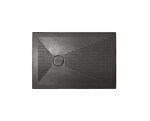 Превью фото №1  UPC710 / UPCM710 Althea душевой поддон 70х100, 3 см  Матовый черный Plus-Ton®