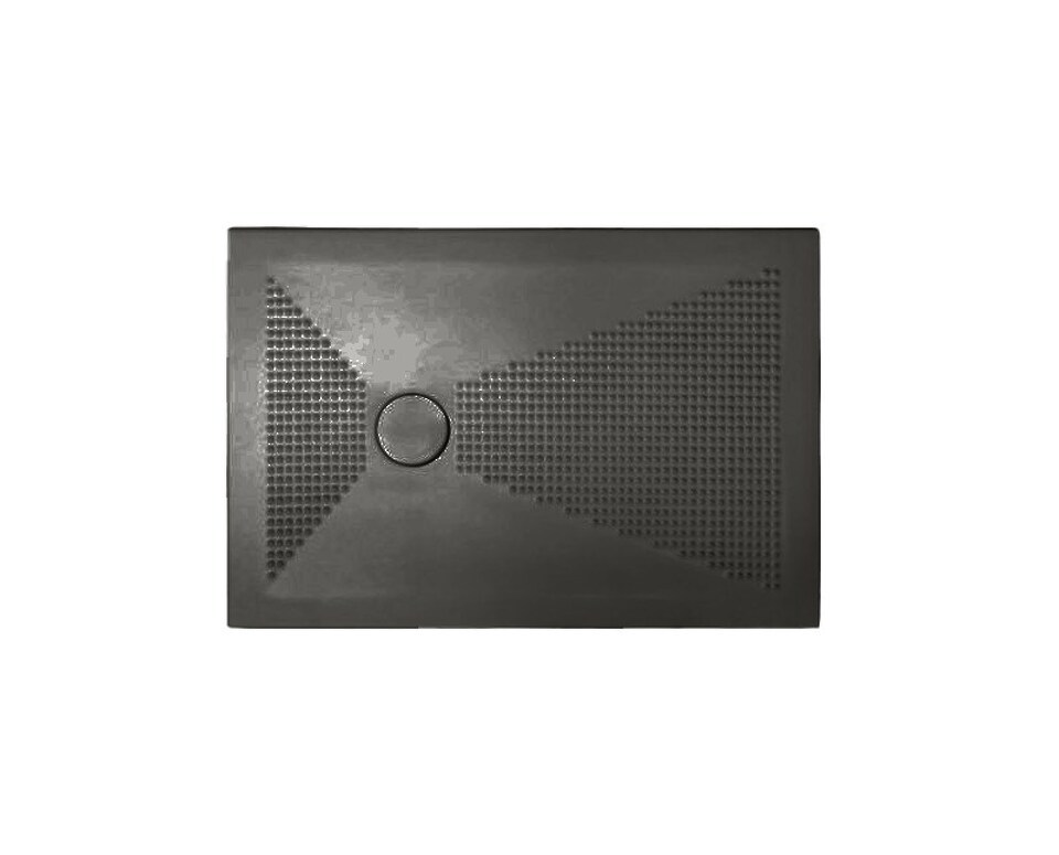 Фото №9  UPC710 / UPCM710 Althea душевой поддон 70х100, 3 см  Матовый черный Plus-Ton®