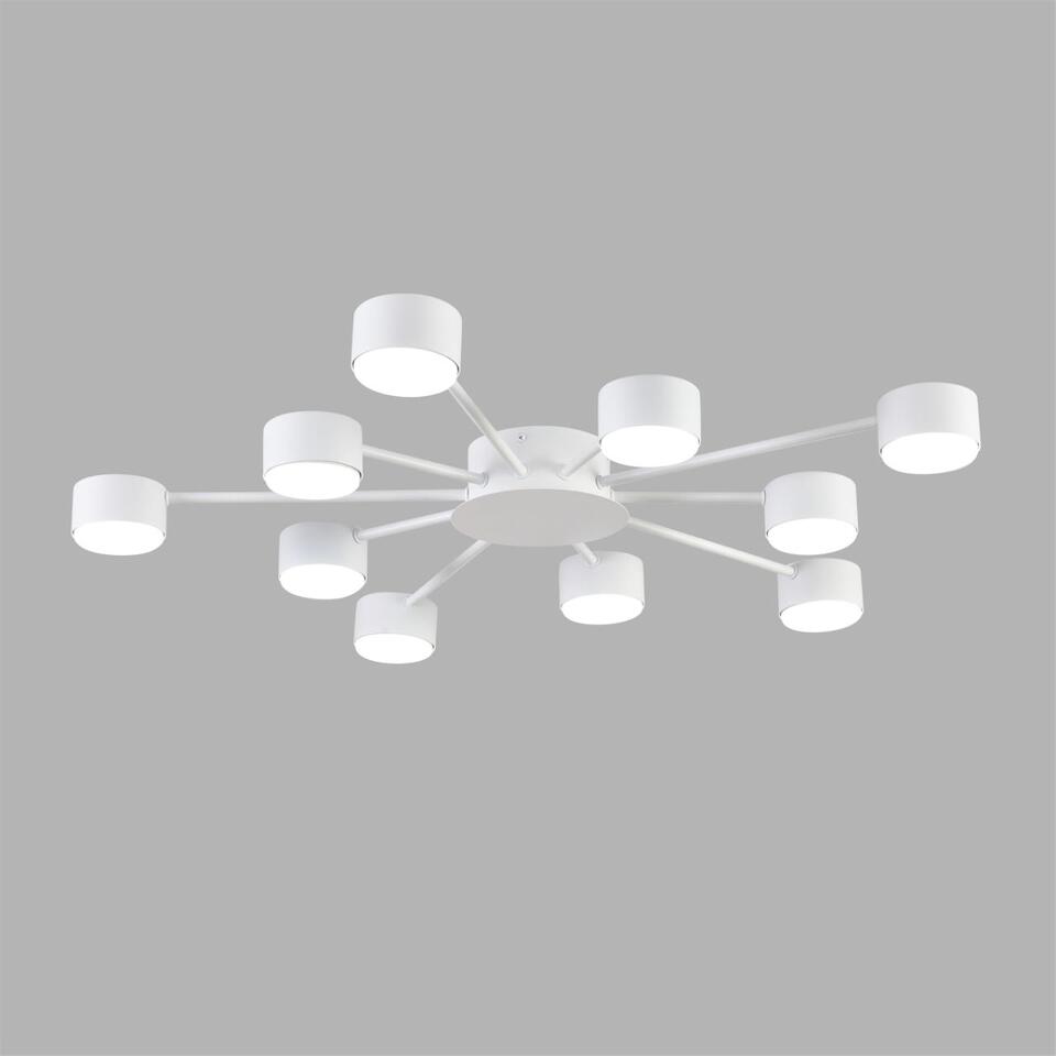 Фото №7  Люстра LUMION 8343/10C COMFI LN26 252 белый, металл Люстра GX53 LED 10*7W 220V TORINA