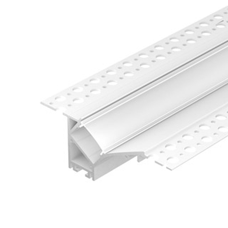 Фото №1  Arlight Профиль FANTOM-W45-BEVEL-2000 WHITE ( Алюминий)