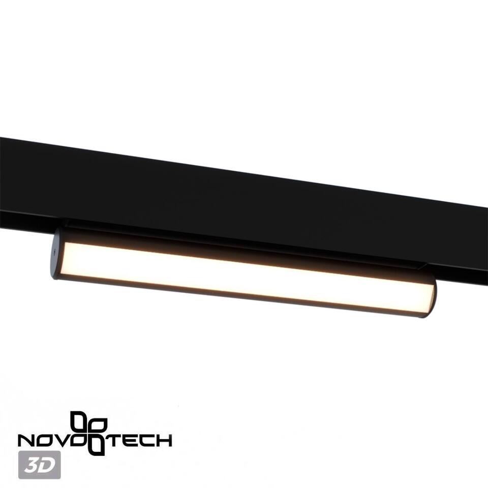 Фото №7  NOVOTECH 359950 PORT NT25 214 черный Трековый светильник с переключ. цв. темпер. IP20 LED 3000К\4000К\6000К 10W 90-240V VECTOR