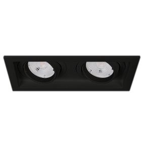 Фото Arlight Светильник MS-VORTEX-BUILT-S170x90-2x12W Warm3000 (BK-BK, 40 deg, 230V) ( IP20 Металл, 5 лет)