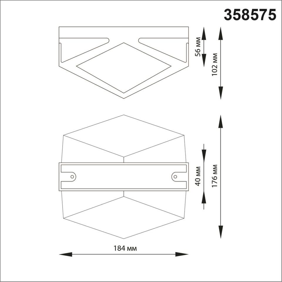 Фото №2  NOVOTECH 358575 STREET NT21 728 темно-серый Ландшафтный настенный светильник IP54 LED 4000K 12W 85-265V KAIMAS