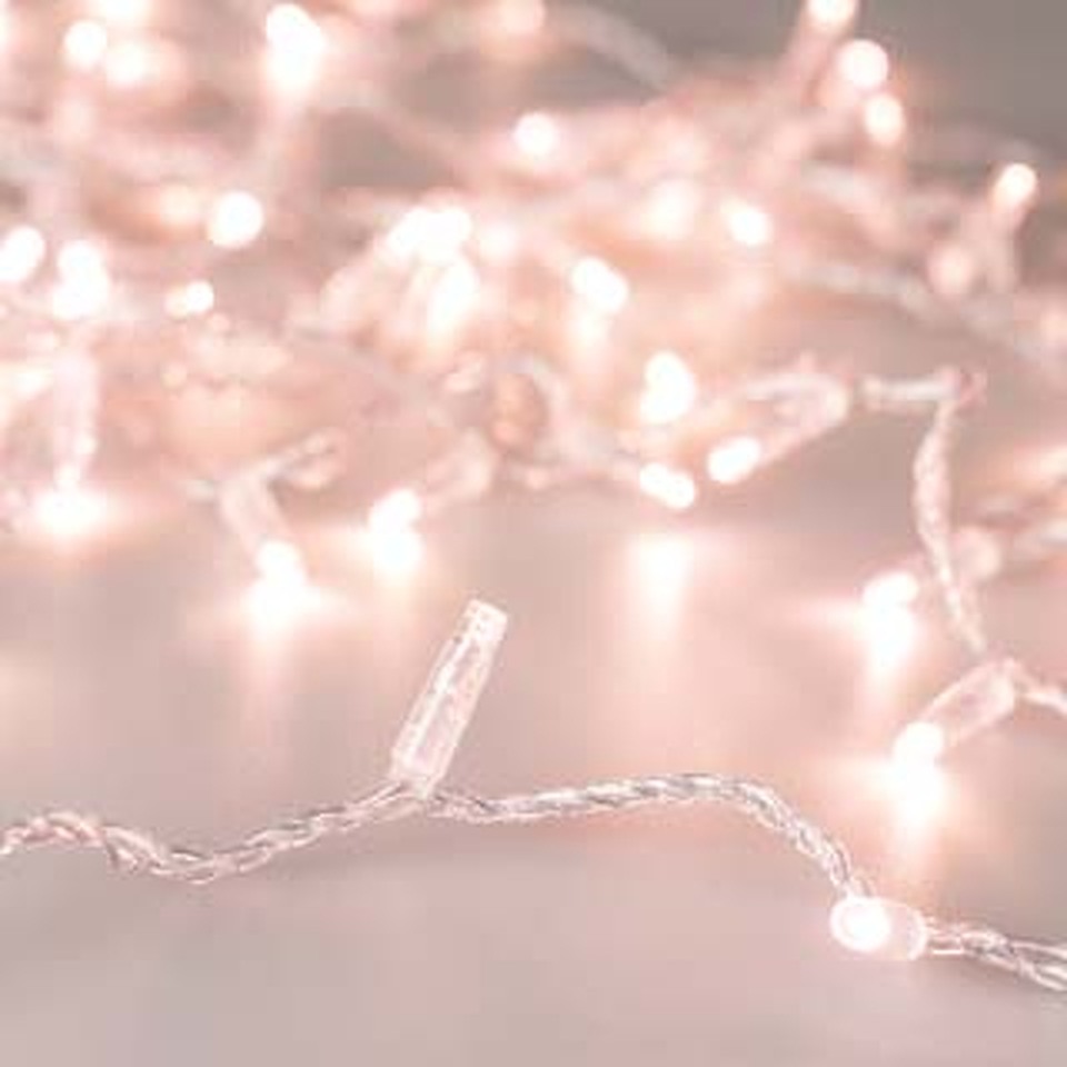 Фото №1  Ardecoled Светодиодная гирлянда ARD-STRING-CLASSIC-1000-CLEAR-100LED-PULSE Rose Gold (230V, 7W) ( IP65)