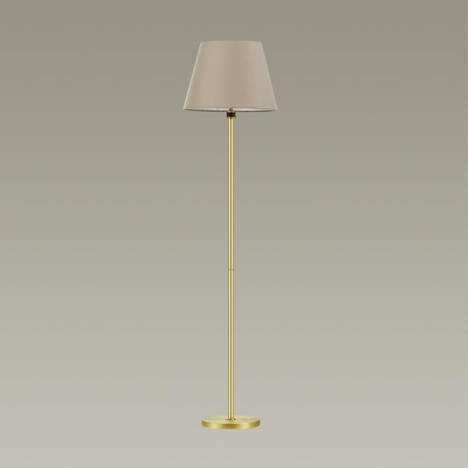 Фото №5  Торшер LUMION 4429/1F NEOCLASSI (В 2-Х КОРОБКАХ) LN26 072 античная латунь, бежевый Торшер E14 1*40W 220V MONTANA