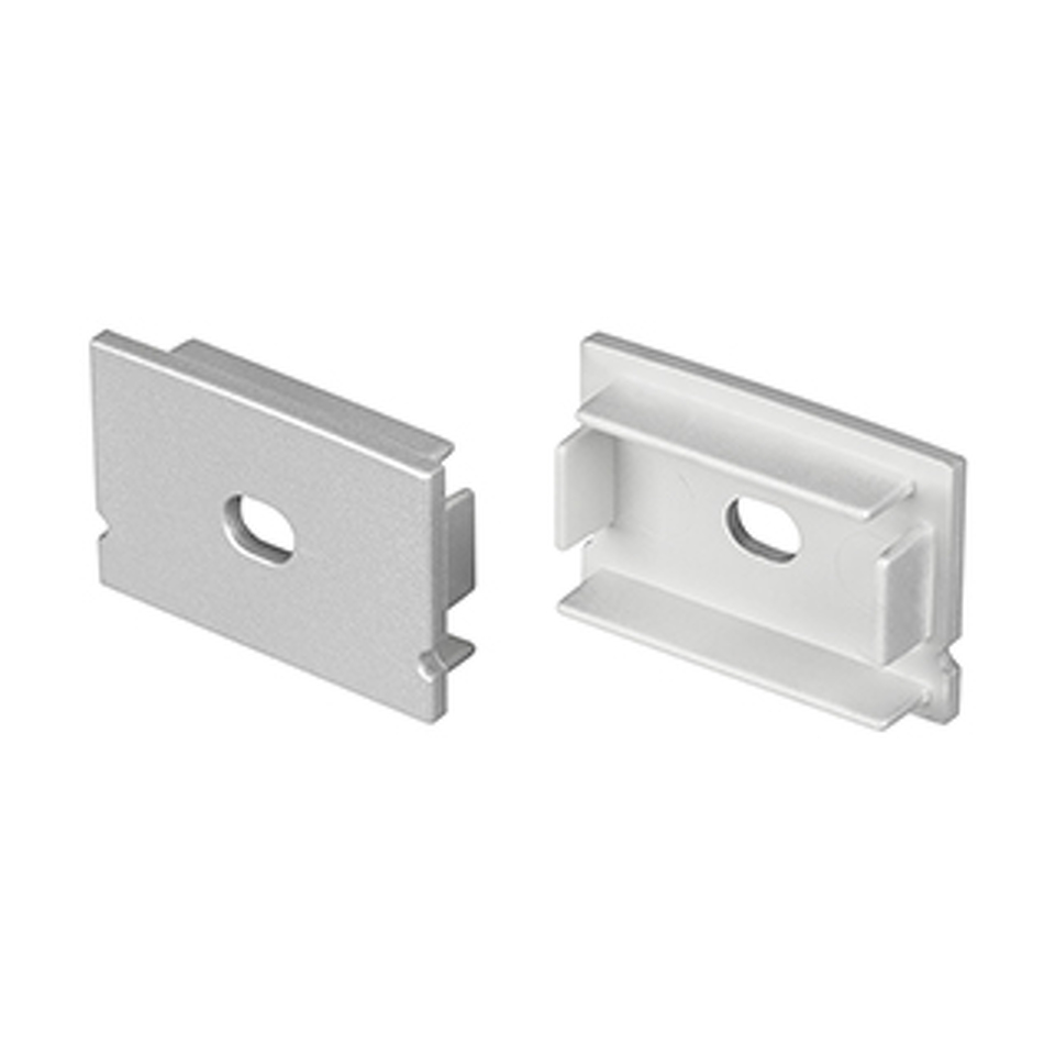 Фото №1  Arlight Заглушка LINE-3020 SILVER с отверстием ( Пластик)