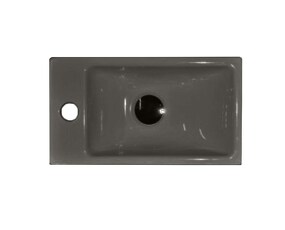 Фото 40216 Small раковина накладная 22x40,5 см  Матовое железо Plus-Ton®