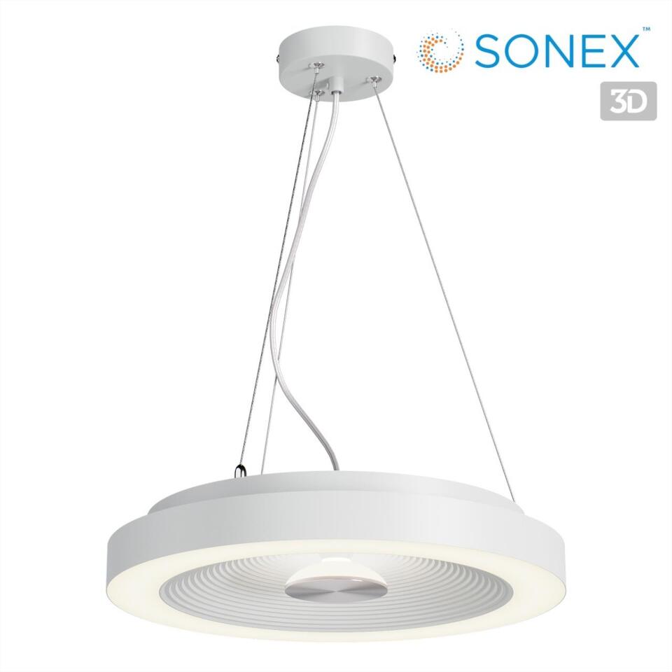 Фото №9  Подвесной светильник SONEX 7752/25L MITRA LED SN 535 Светильник пластик/белый LED 25Вт 4000K D400 IP54 QUANTUM