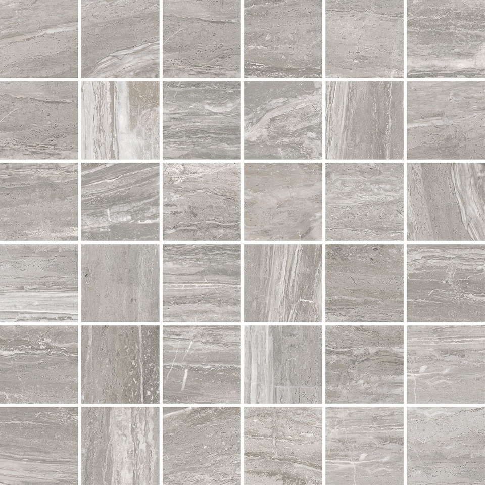 Фото №1  Мозаика ABK Мозаика SENSI MOS.QUADR. ARABESQUE SILVER 30X30