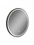 Превью фото №27  Watersense Зеркало Lina Supernova Black D80, LED подсветка, сенсор, антипар T20124