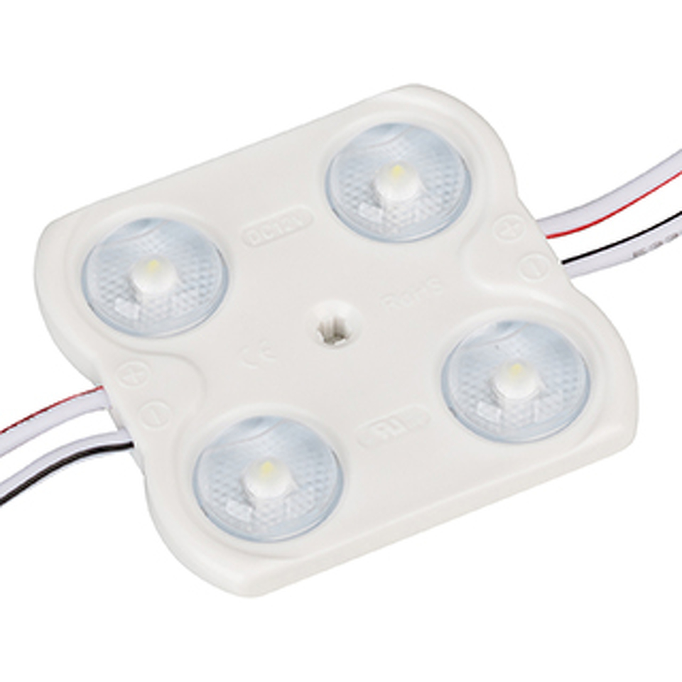 Фото №1  Arlight Модуль герметичный CRAFT-2835-4-12V Day 170deg (45x43mm, 1.6W, IP65) ( Закрытый)