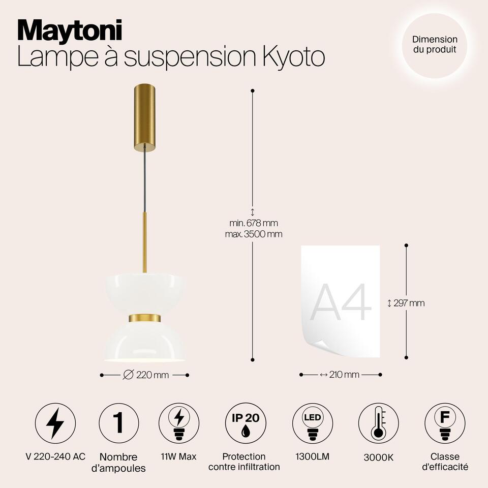 Фото №12  Подвесной светильник Подвесной светильник Maytoni MOD178PL-L11G3K