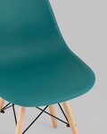 Превью фото №10  Стул Eames Style DSW темно-бирюзовый x4 (разборный каркас)