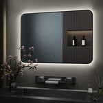 Превью фото №7  Teymi Зеркало Solli Black Soft Line 100x70, LED подсветка, сенсор на взмах T20231S