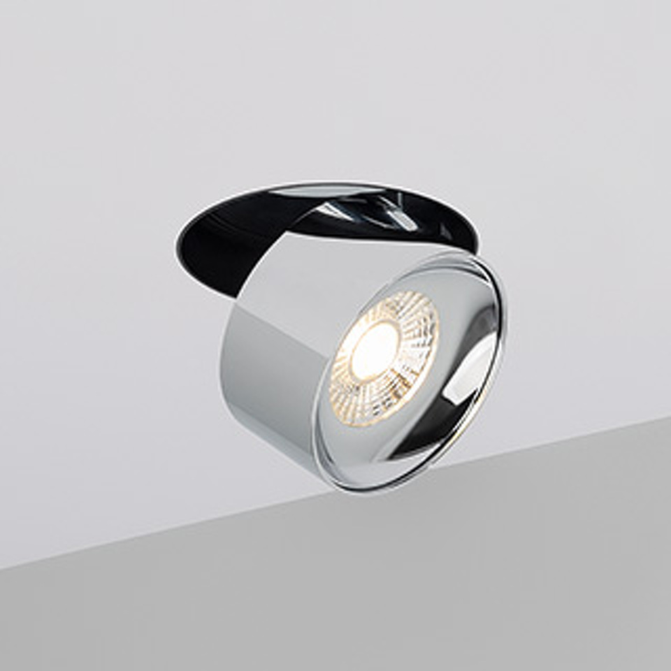 Фото №1  Arlight Светильник SP-PLURIO-BUILT-TRIMLESS-R120-9W Warm3000 (BK-CHR, 36 deg, 230V) ( IP20 Металл, 3 года)