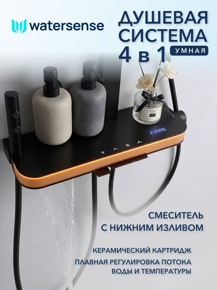 Фото №4  Watersense Lana Powerful графит