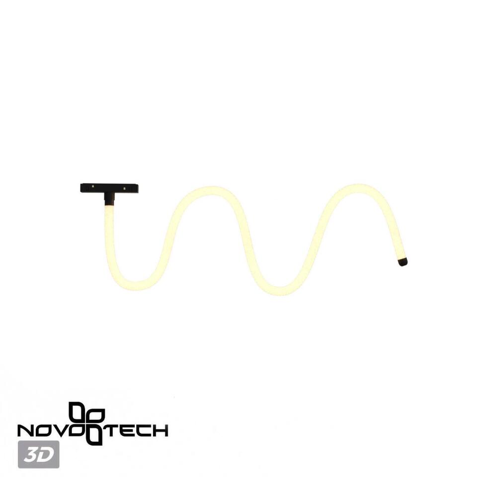 Фото №7  NOVOTECH 359334 KONST NT24 142 черный Трековый светильник для низковольтного шинопровода FLUM IP20 LED 25W 3000K 48V 2420Лм RAMO