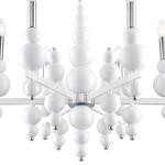 Превью фото №4  Люстра LUMION 8260/6 MODERNI LN26 126 белый/хром, металл Люстра E14 6*40W 220V NANA