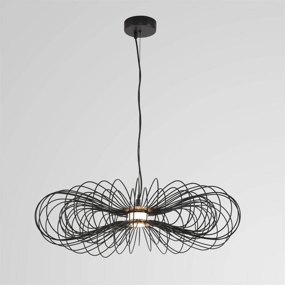 Фото №7  Подвесной светильник LUMION 8301/10L LEDIO LN26 297 черный, металл/акрил Подвес LED 9W 3000K 220V CAMOMILE