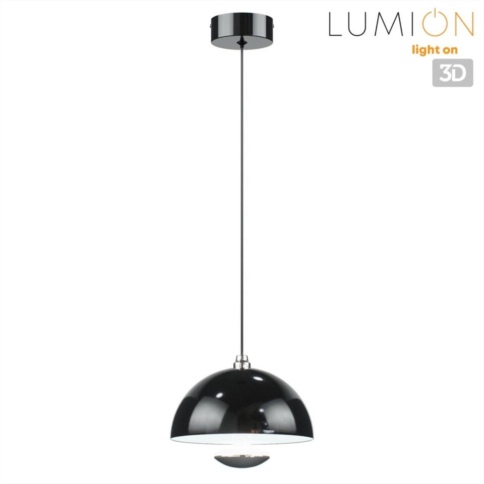 Фото №10  Подвесной светильник LUMION 6568/6L LEDIO LN26 402 белый/черный, хром/металл, акрил/ Подвес  3000/4000/6000К LED 6W 220V GLOBE