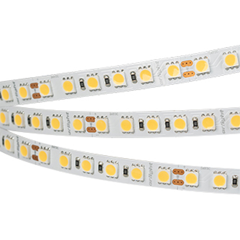 Фото №1  Arlight Лента RT-B96-10mm 24V Warm3500 (23 W/m, IP20, 5060, 5m) ( Открытый)