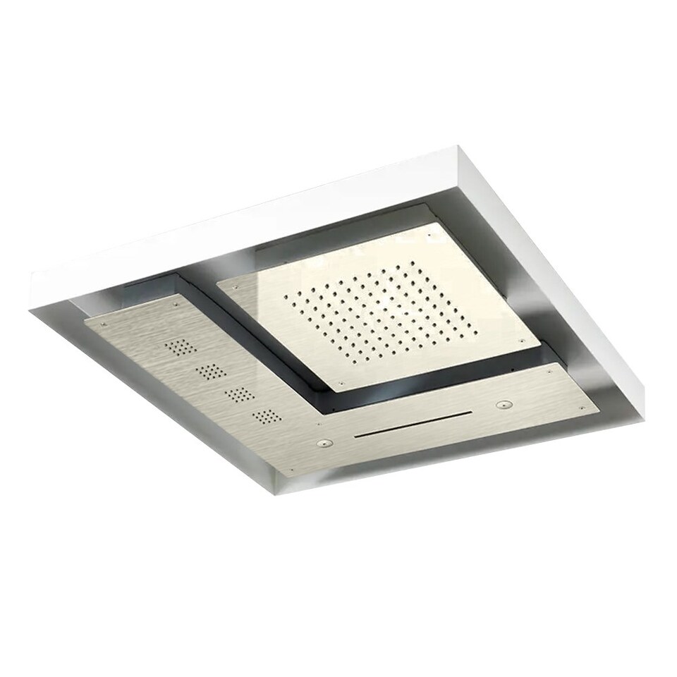 Фото №7  SF131BXX AQUAelite Modula верхний душ с 4-мя режимами, 620x620 мм Нержавеющая сталь шлиф., 03Q/5353