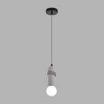 Превью фото №5  Подвесной светильник LUMION 8365/1A ECO LN26 330 черный/серый, металл/бетон Подвес E27 LED 10W 220V TESLA