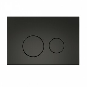 Фото Watersense Клавиша смыва Lina, двойной смыв, черный матовый T70103BM