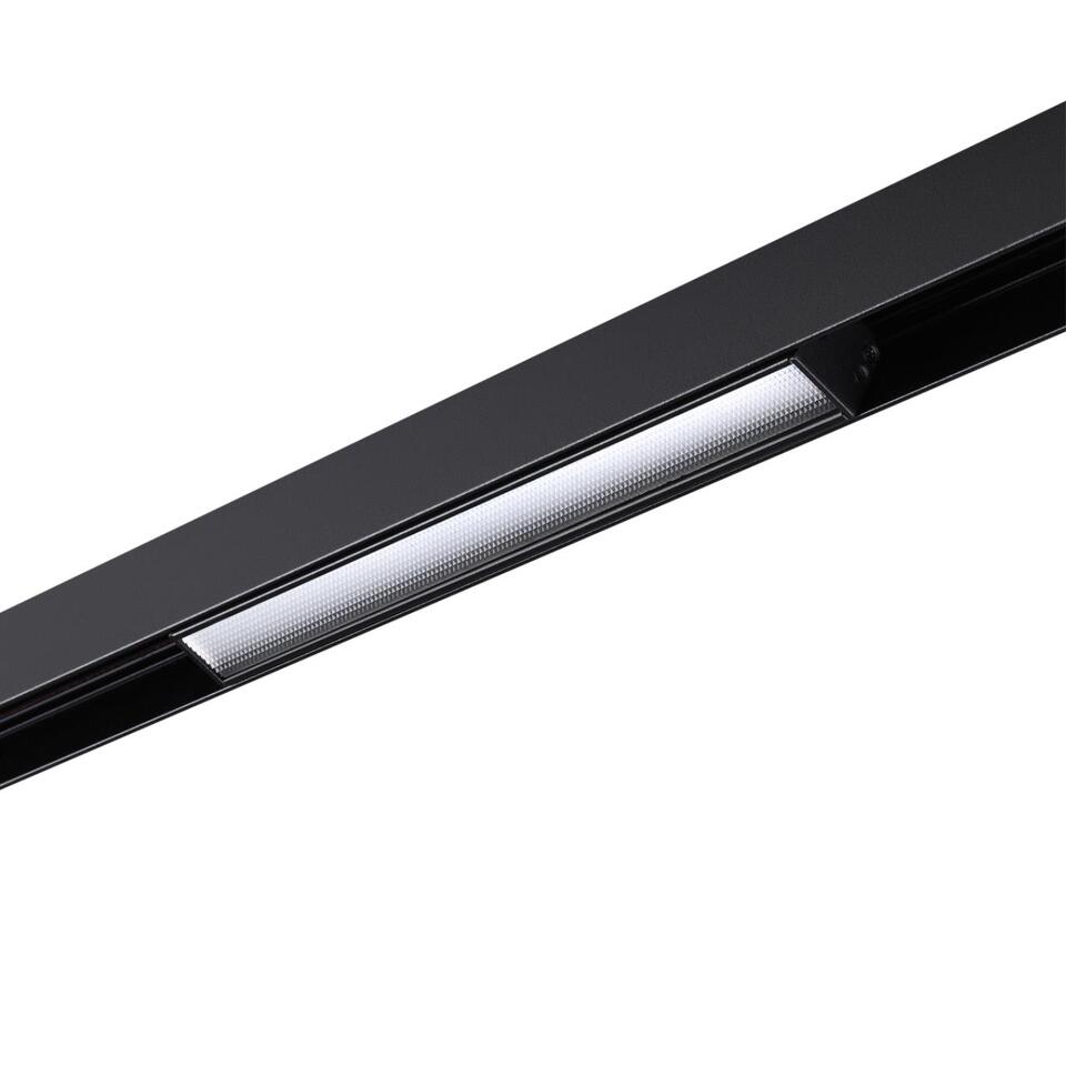 Фото №8  NOVOTECH 358618 SHINO NT21 064 черный Трековый низковольтный св-к диммируемый с ДУ, со сменой цв.температуры IP20 LED 3000~6500К 12W 48V FLUM