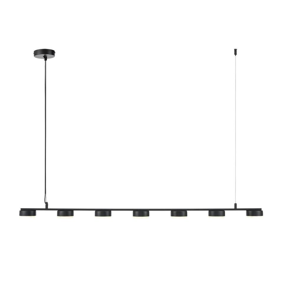 Фото №8  Подвесной светильник LUMION 8117/7 COMFI LN26 236 черный, металл Подвесной светильник LED GX53 7*7W 220V TORINA