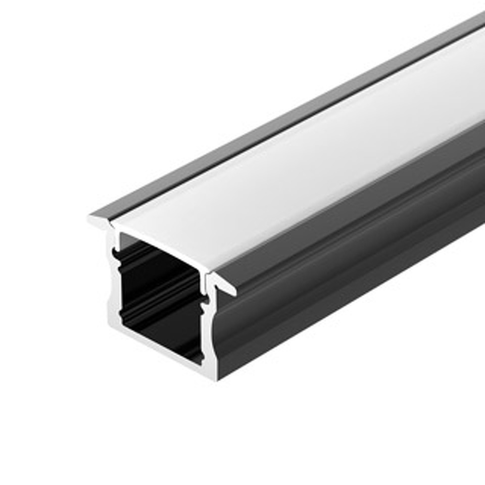 Фото №1  Arlight Профиль LINE-2315-F-2000 ANOD BLACK ( Алюминий)