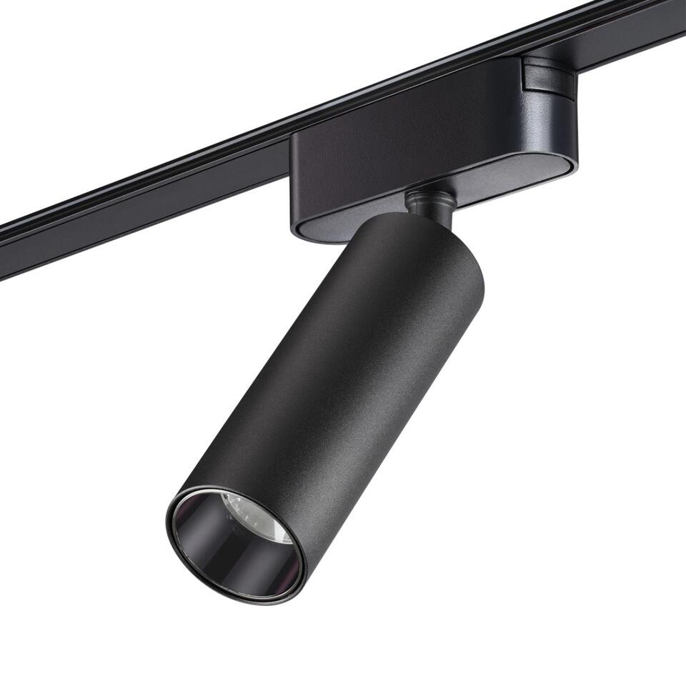 Фото №5  NOVOTECH 359090 SHINO NT23 184 черный Трековый светильник для низков шинопровода IP20 LED 4000K 15W 48V 1275Лм SMAL