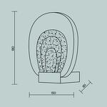 Превью фото №6  Настенный светильник (бра) Maytoni MOD367WL-L3BSK