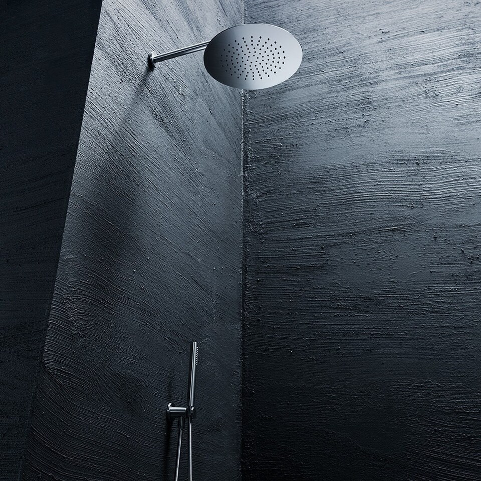 Фото №4  KT028EXX AQUAelite Metal 316, комплект для душа с гарнитуром, нержавеющая сталь, верхний душ 250 мм Нержавеющая сталь шлиф., 03Q/5353