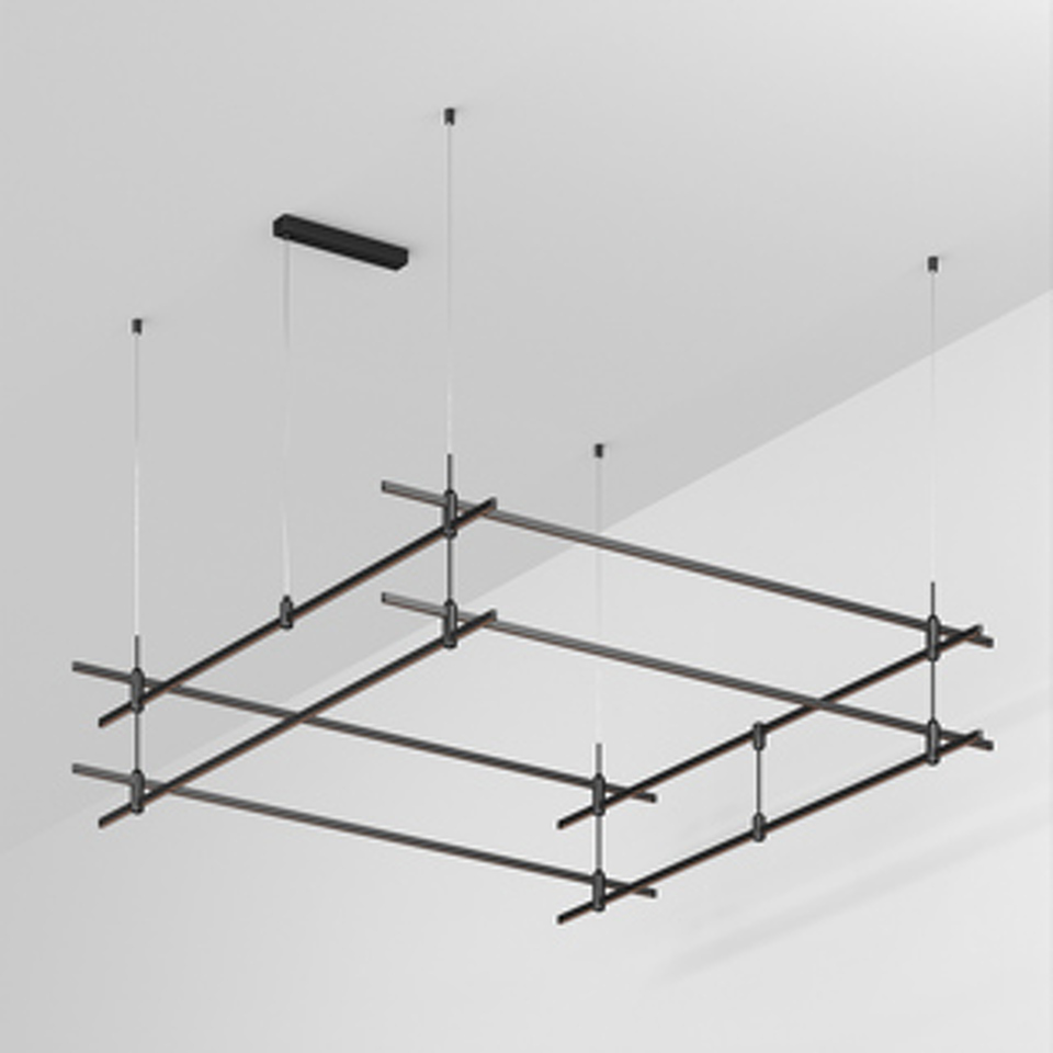 Фото №1  Arlight Основание ART-APRIORI-QUADRAT-2-HANG-2000x2000 (BK) ( IP20 Металл, 3 года)