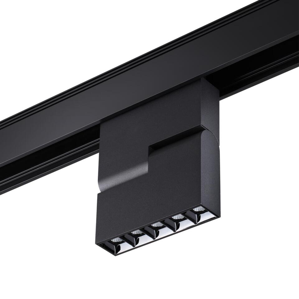 Фото №6  NOVOTECH 358535 SHINO NT21 083 черный Трековый светильник для низковольного шинопровода IP20 LED 4000K 12W 48V KIT