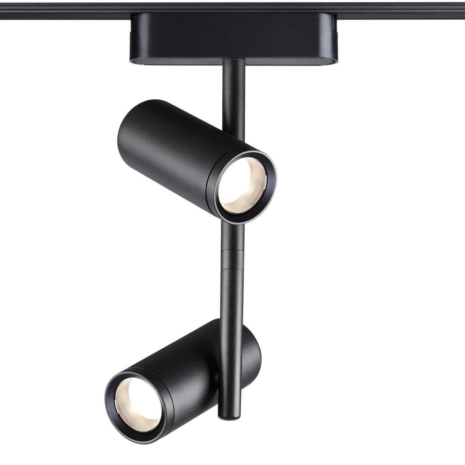 Фото №5  NOVOTECH 359272 SHINO NT23 187 черный Трековый светильник для низковольтного шинопровода IP20 LED 16W 48V 1360Лм 3000К SMAL