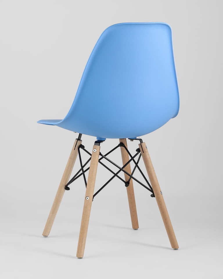 Фото №10  Стул Eames Style DSW голубой (разборный каркас)