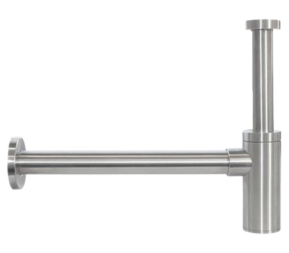 Фото №2  Сифон 1”1/4 Remer INOX SS958L, нержавеющая сталь
