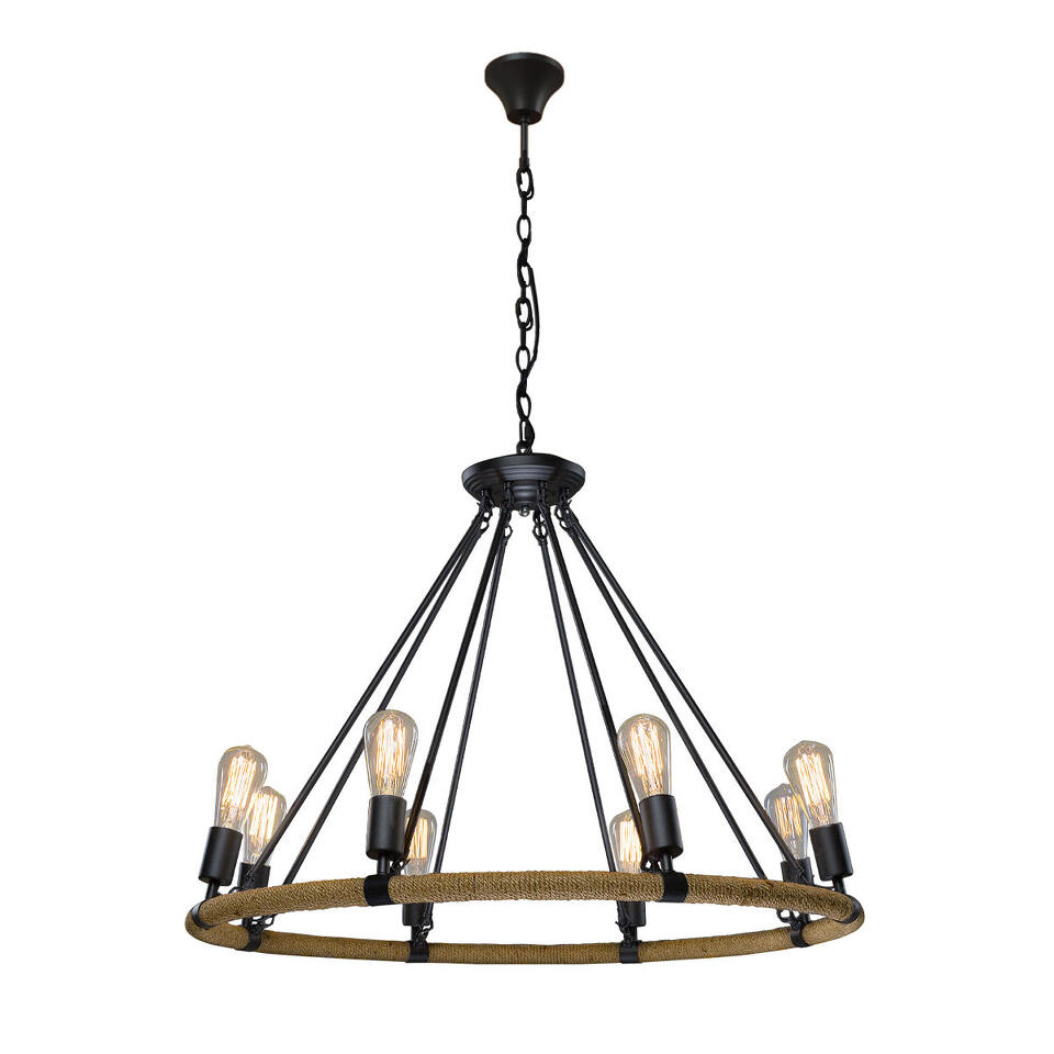 Фото №4  Люстра LOFT1861/8 Подвесная люстра LOFT IT Rope filament