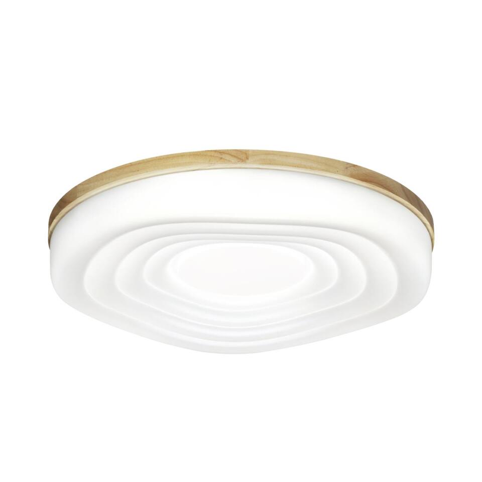 Фото №7  SONEX 7674/EL PALE SN 000 белый/натуральное дерево LED 70Вт 3000-6000К D470 IP43 пульт ДУ FASS WOOD