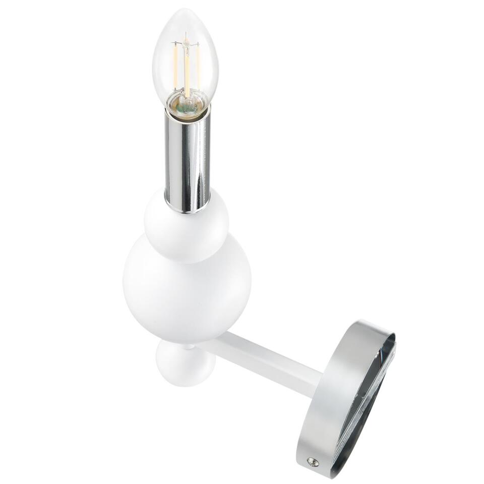 Фото №11  LUMION 8260/1W MODERNI LN26 126 белый/хром, металл Бра E14 1*40W 220V NANA