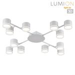 Превью фото №1  Люстра LUMION 8235/12C COMFI LN26 242 белый, металл Люстра потолочная LED GX53 12*12W 220V GARETA